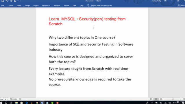 Learn SQL +Security(pen) testing from Scratch - Screenshot_01