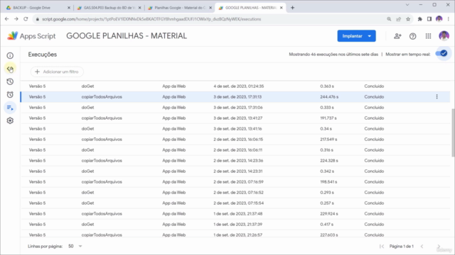 Google Apps Script – Screenshot 2