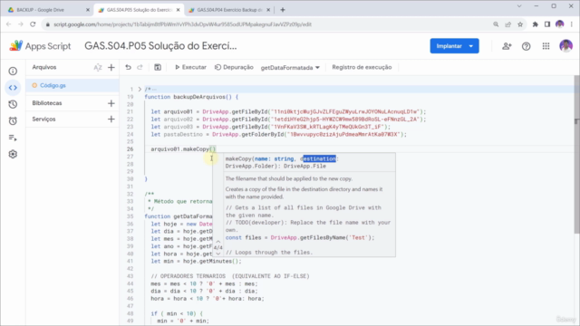 Google Apps Script – Screenshot 4