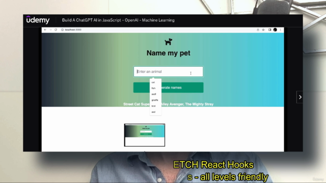 Build A ChatGPT AI in JavaScript - OpenAI - Code Along – Screenshot 2