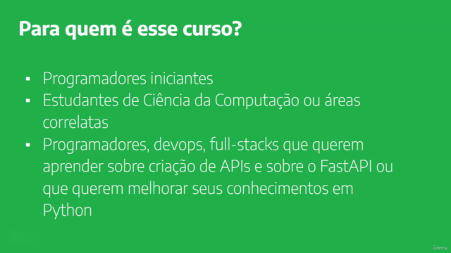 FastAPI: Construa APIs em Python em 1 Hora - Iniciante – Screenshot 2