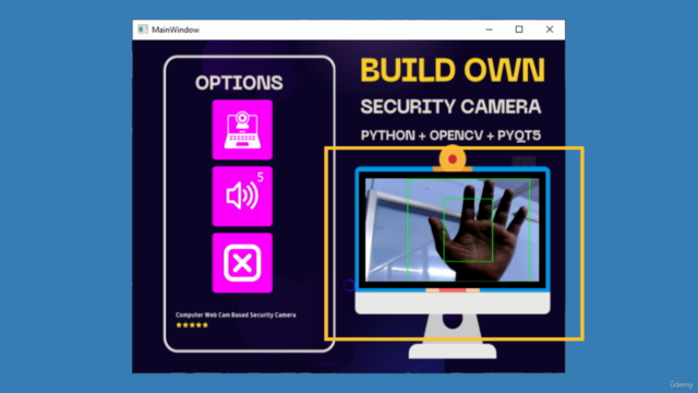 Build Complete Webcam Security Camera | Python OpenCv & Pyqt - Screenshot_04