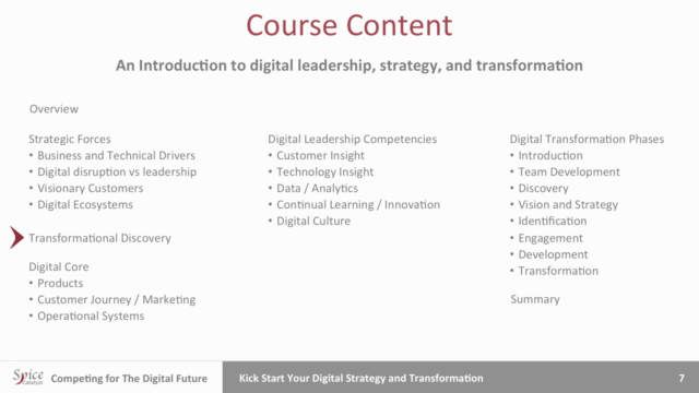 Building a Digital Business Strategy – Screenshot 3