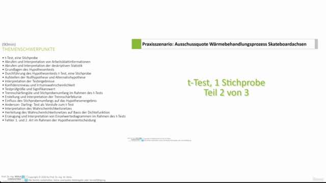 t-Test 1 Stichprobe in Minitab – Tabtrainer® Hypothesentest – Screenshot 1