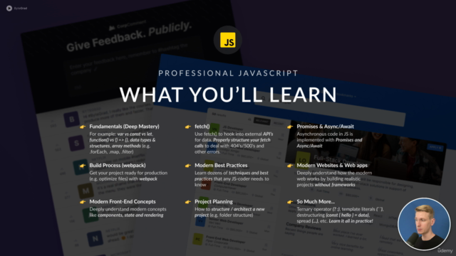 Professional JavaScript (Beginner to Advanced!) – Screenshot 3