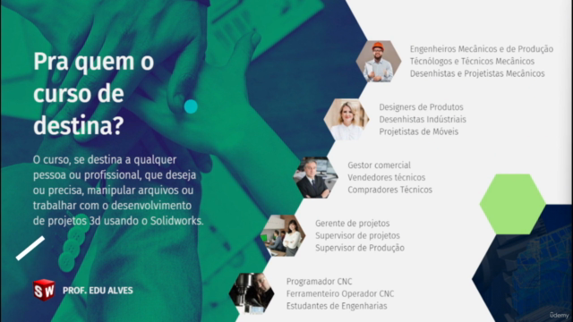 Formação Solidworks Profissional Para Iniciantes Completa – Screenshot 3
