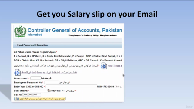 FBR: Income tax return, PSID, Online salary slip, ATL, NTN – Screenshot 4