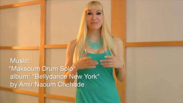 SEXY HIPS - Belly Dance Drum Solo Choreography, Intermediate – Screenshot 2