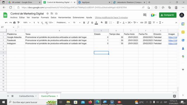 App móvil sin código con Google Sheets & AppGyver – Screenshot 3