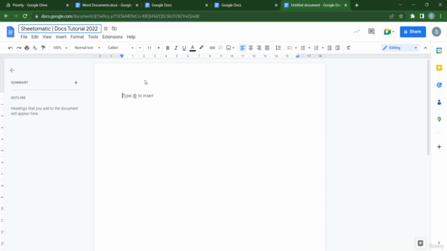 Google Docs 2023 Tutorial in Hindi – Screenshot 4