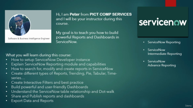 ServiceNow Reporting – Screenshot 1