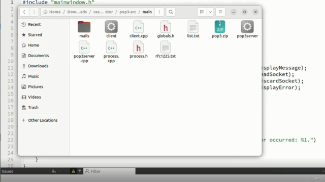 How to design a (SMTP, POP3) Mail server C++ Guided project – Screenshot 4