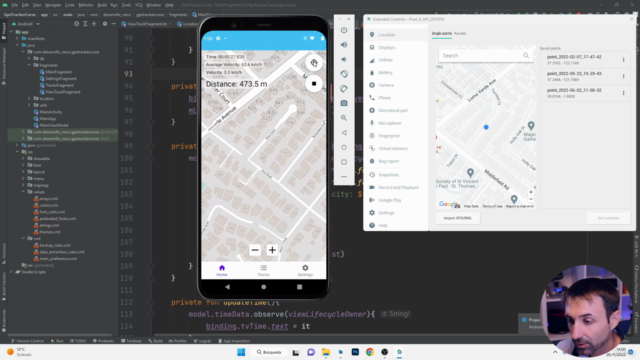 Приложение Gps Tracker на Open Street Maps - Android studio - Screenshot_02
