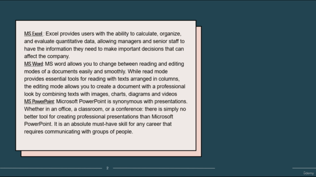 Complete Microsoft Word Excel PowerPoint Course – Screenshot 1