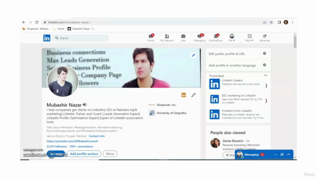 How to Master LinkedIn /Be the Master of LinkedIn profile – Screenshot 3