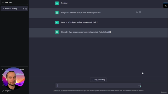 ChatGPT pour les débutants – Screenshot 2