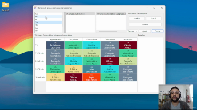 Curso Básico de Criação de Horário Escolar Automatizado FET – Screenshot 3