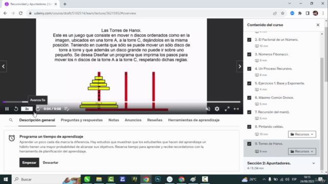 Diseño de Algoritmos: recursividad y apuntadores en c++ – Screenshot 2