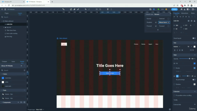 Mockplus RP - Complete Website Design from Scratch – Screenshot 3