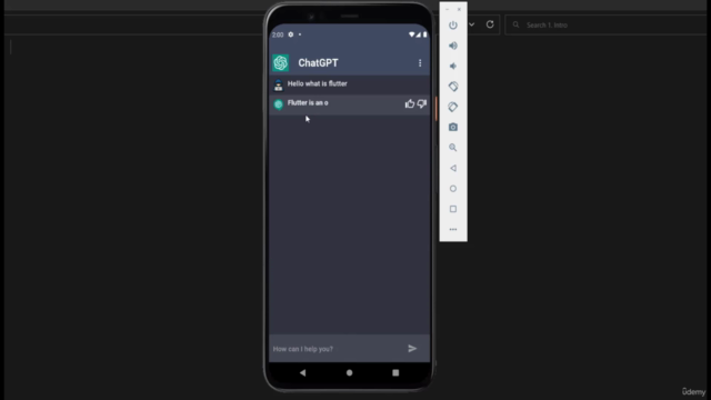 Build ChatGPT App in Flutter using OpenAI API – Screenshot 2