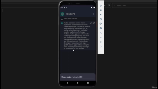 Build ChatGPT App in Flutter using OpenAI API – Screenshot 4