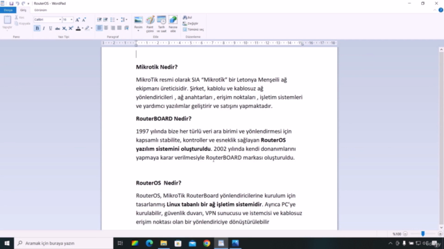 Mikrotik Temel Eğitimi – Screenshot 1