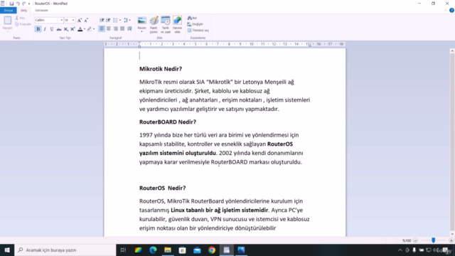 Mikrotik Temel Eğitimi – Screenshot 2