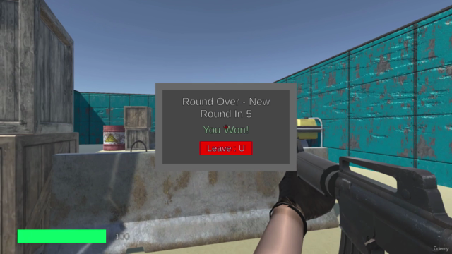 Unity Multiplayer Online Fps Game: Steam & Mirror Networking – Screenshot 3