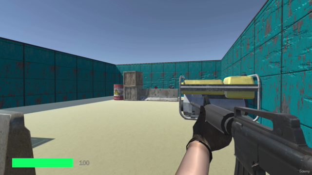 Unity Multiplayer Online Fps Game: Steam & Mirror Networking – Screenshot 4