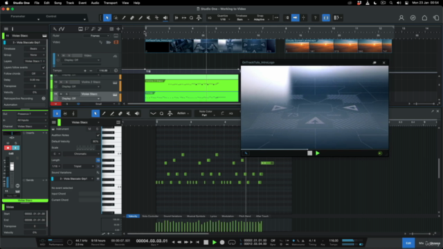 Introduction to Making Music to Film & Video in Studio One – Screenshot 1