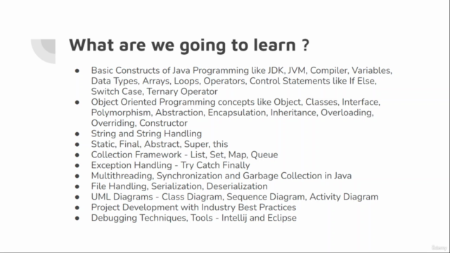 Zero to Hero Java Course for Beginners with Capstone Project – Screenshot 2