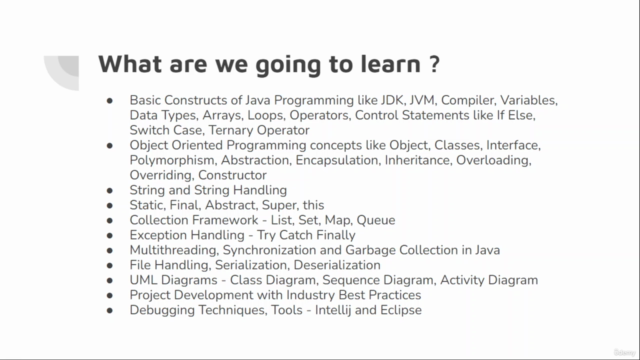 Zero to Hero Java Course for Beginners with Capstone Project – Screenshot 3