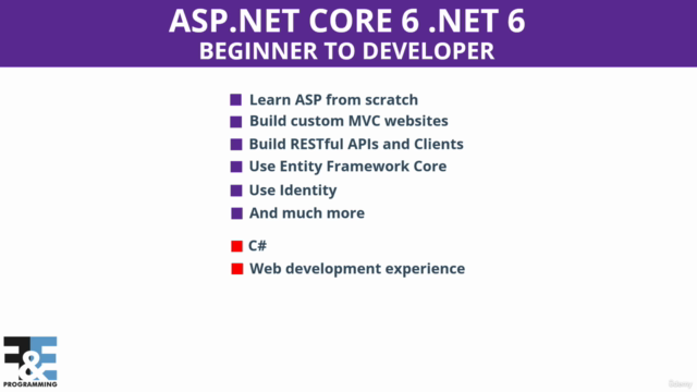 Complete ASP.NET Core 6 .NET 6 - beginner to developer - Screenshot_01