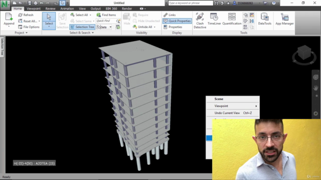 Navisworks, Simulaciones, Interferencias y Visualización BIM – Screenshot 1