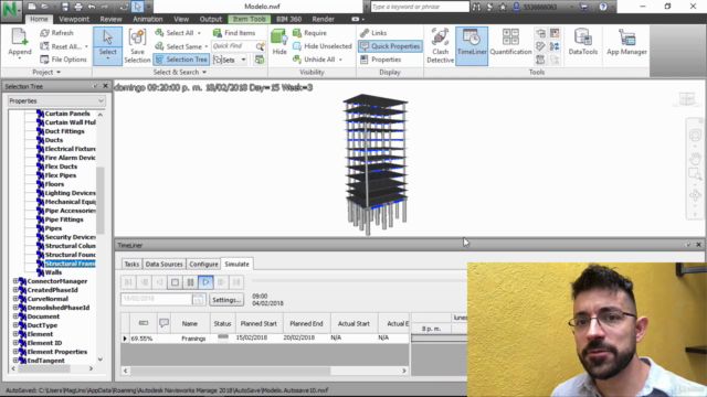 Navisworks, Simulaciones, Interferencias y Visualización BIM – Screenshot 4