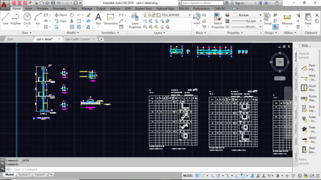 Structural drawing of RC members with CAD RC/RebarCAD – Screenshot 2