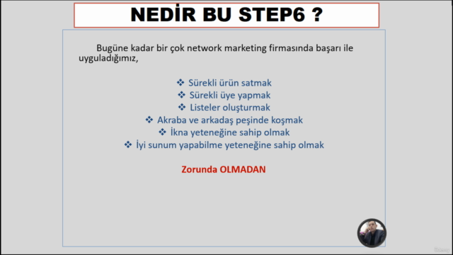 STEP 6 : Türkiye de Başarı İçin Özel Network Marketing Planı – Screenshot 4