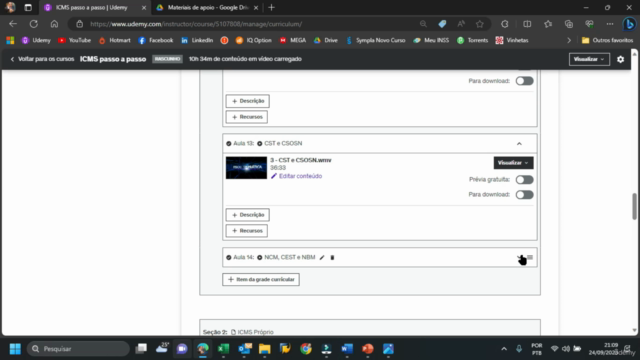ICMS passo a passo – Screenshot 2