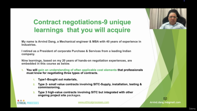 Contract Negotiation – Screenshot 1