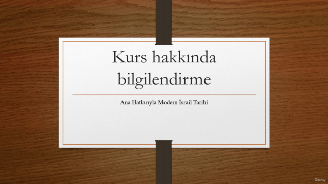 Anahatlarıyla İsrail Tarihi – Screenshot 2