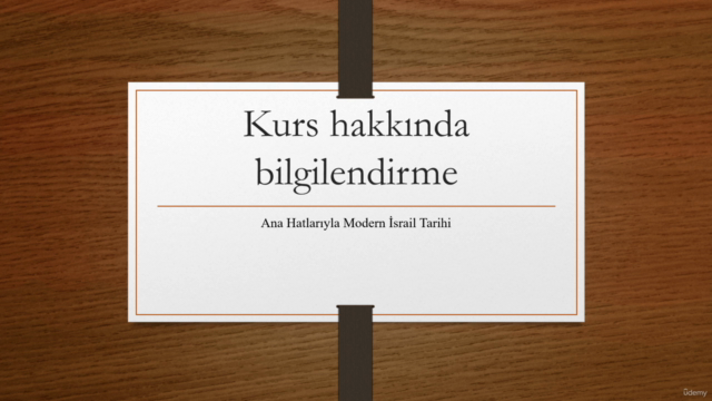 Anahatlarıyla İsrail Tarihi – Screenshot 3