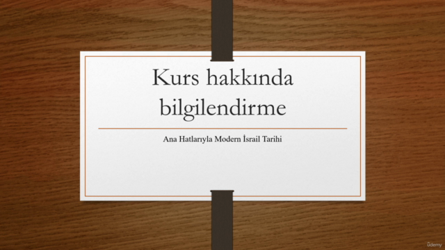 Anahatlarıyla İsrail Tarihi – Screenshot 4
