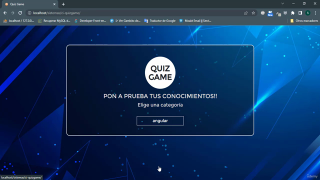 Crea un sistema juego de preguntas en codeigniter 3 php 7 – Screenshot 1