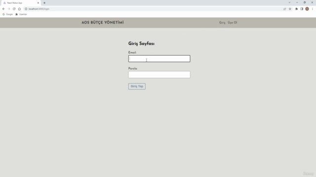 Redux Toolkit - React ve Firebase v9 ile Uygulama Geliştirme – Screenshot 1