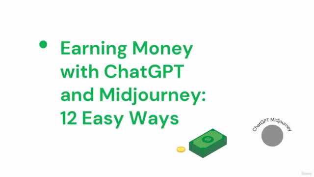 ChatGPT and Midjourney: 12 Ways of Earning Money. ChatGPT AI – Screenshot 1