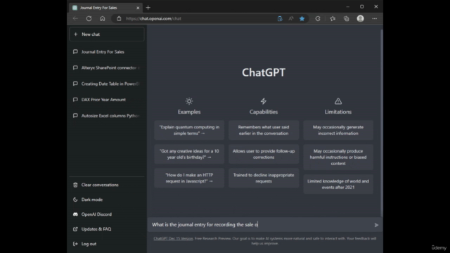 Master Course in ChatGPT (101 Level) – Screenshot 1