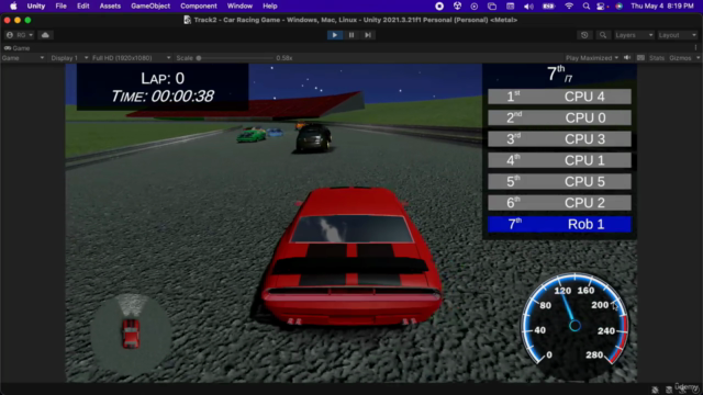 Unity 3D Car Racing Game Masterclass - Screenshot_01