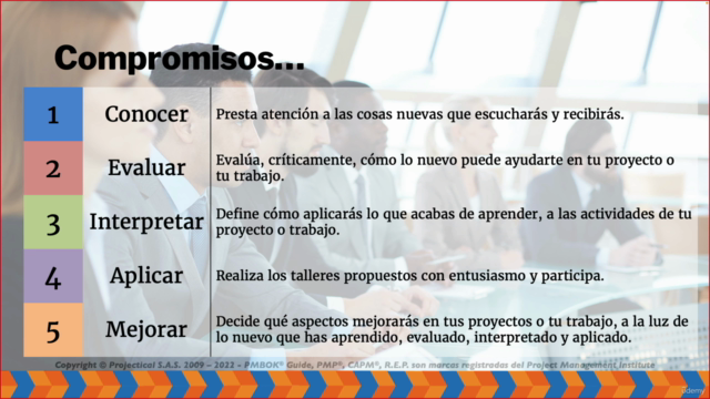 Gestión Exitosa de Proyectos con PMBOK® Guide de 0 a 100 – Screenshot 2