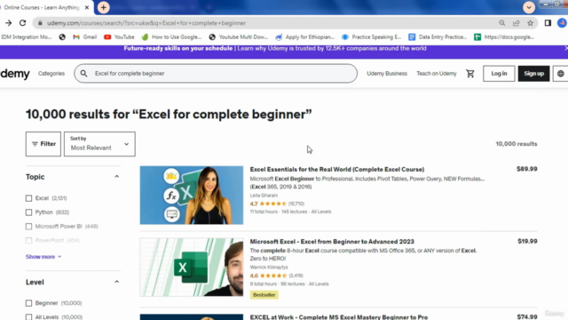 Microsoft Excel -Microsoft Excel for Complete Beginner 2023 – Screenshot 1