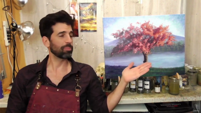Impressionism: Paint this Spring Tree in Oil or Acrylic – Screenshot 1